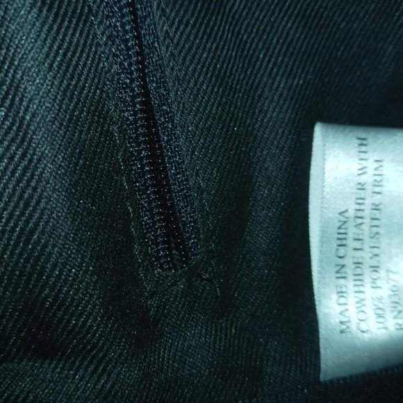 Y2K St Johns Bay Mini Backpack Black Leather Purse Shoulder Bag - Picture 13 of 14